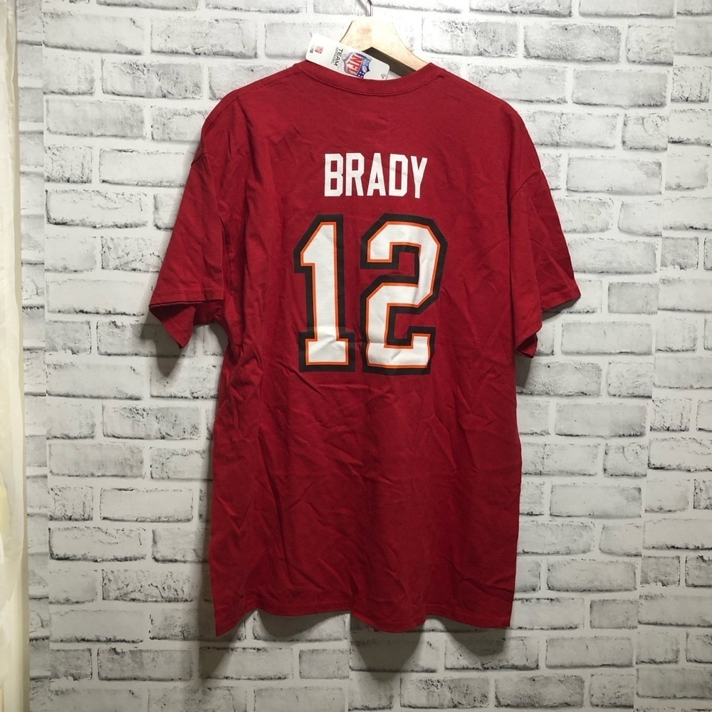 Tampa Bay Red Tom Brady Men's Jersey Shirt Unisex